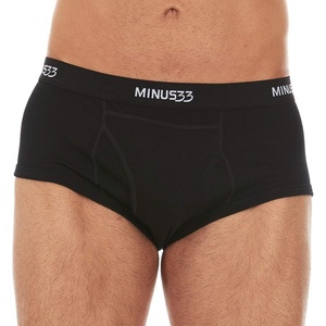 image:imageMens Micro Weight Woolverino Briefs 84 Merino Wool 12 Nylon 4 SpandexBlack