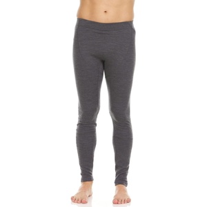 image:imageMens Midweight Flyless Running Tights  85 Merino Wool  Base Layer BottomsCharcoal Gray