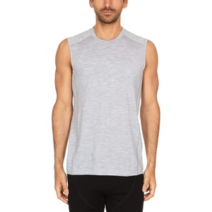 image:imageMicro Weight Mens Sleeveless Tank  84 Merino WoolAsh Gray