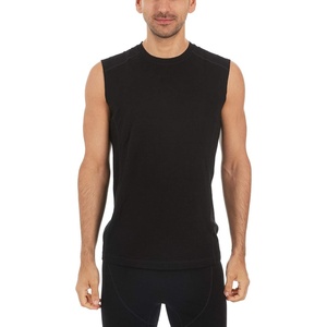 image:imageMicro Weight Mens Sleeveless Tank  84 Merino WoolBlack
