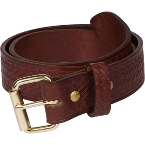 image:imageMinus33  Real Leather Belt  Premium USA Made Work BeltBasket Weave Brown330