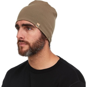 image:imageMinus33 Merino Wool Micro Weight Reversible BeanieTan 499  Olive Drab