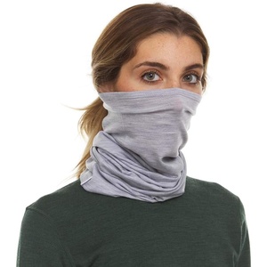 image:imageMinus33 Merino Wool Micro Weight Woolverino Multiclava  Multifunctional Headwear  UV Protection  Hiking Neck GaiterAsh Gray