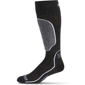 image:imageMinus33 Merino Wool Mountain Heritage Elite Liner Over the Calf Ski Socks  Made in the USA  Warm Knee High SocksBlack
