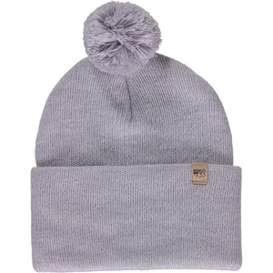 image:imageMinus33 Midweight Everyday Knit Cuff Pom Beanie  100 Merino Wool Winter HatAsh Gray