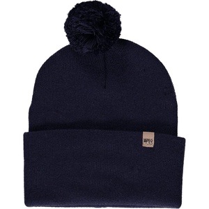 image:imageMinus33 Midweight Everyday Knit Cuff Pom Beanie  100 Merino Wool Winter HatNavy Blue