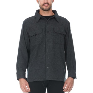 image:imageSportsman Shirt  80 Wool  Heavyweight Guide Shirt  Hunting Layers  Mens Work Shirt  JacketCharcoal Gray