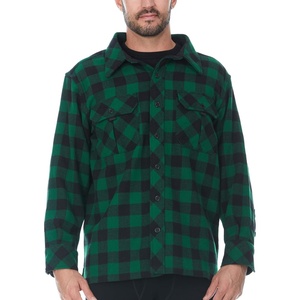 image:imageSportsman Shirt  80 Wool  Heavyweight Guide Shirt  Hunting Layers  Mens Work Shirt  JacketGreen Plaid
