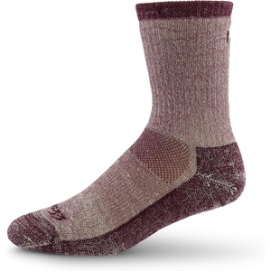 image:imageUSA Made  Heavyweight Merino Wool Crew Socks  Hiking Socks  Mountain HeritageS95 Expedition Wine