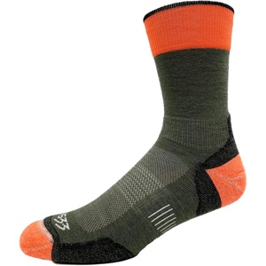 image:imageUSA Made  Micro Cushion Crew Socks  Hiking Socks  Merino Wool  Mountain HeritageS35 Micro  Cushion Hunt