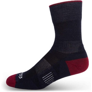 image:imageUSA Made  Micro Cushion Crew Socks  Hiking Socks  Merino Wool  Mountain HeritageS35 Micro  Cushion Patriot