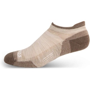 image:imageUSA Made  Micro Cushion No Show Tab Socks  Running Socks  Merino Wool  Mountain HeritageS32 Micro  Cushion Oatmeal