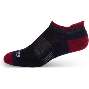 image:imageUSA Made  Micro Cushion No Show Tab Socks  Running Socks  Merino Wool  Mountain HeritageS32 Micro  Cushion Patriot