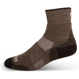 image:imageUSA Made  Mini Crew Socks  Hiking Socks  Merino Wool  Mountain HeritageS54 Lightweight Coffee