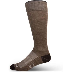 image:imageUSA Made  Ski and Snowboard Socks  Over the Calf Socks  Merino Wool  Mountain HeritageS19 Micro Weight Coffee