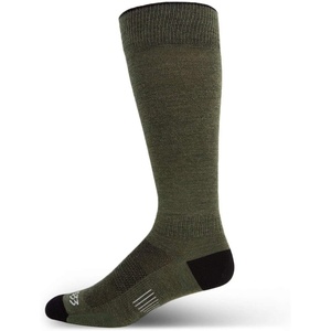 image:imageUSA Made  Ski and Snowboard Socks  Over the Calf Socks  Merino Wool  Mountain HeritageS19 Micro Weight Olive Drab