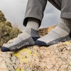 image:imageMerino Wool Crew Hiking Sock  Moisture WickingDenim Heather
