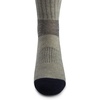 image:imageMerino Wool Crew Hiking Sock  Moisture WickingDenim Heather