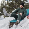 image:imageMerino Wool Crew Hiking Sock  Moisture WickingGray
