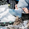 image:imageMerino Wool Crew Hiking Sock  Moisture WickingPowder Blue