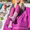 image:imageMerino Wool Crew Hiking Sock  Moisture WickingRadiant Violet