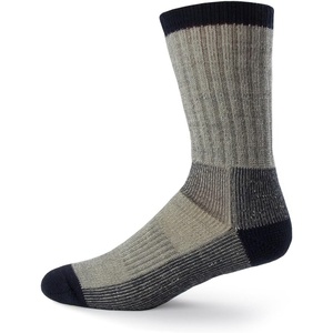 image:imageMerino Wool Crew Hiking Sock  Moisture WickingDenim Heather