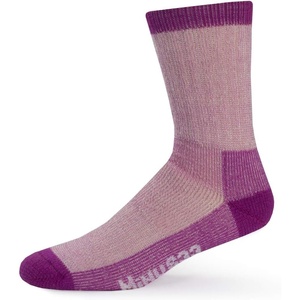 image:imageMerino Wool Crew Hiking Sock  Moisture WickingRadiant Violet