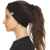 image:image100 Merino Wool Twist Headband  Midweight Womens Warm HeadbandBlack