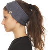 image:image100 Merino Wool Twist Headband  Midweight Womens Warm HeadbandCharcoal Gray