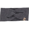 image:image100 Merino Wool Twist Headband  Midweight Womens Warm HeadbandCharcoal Gray