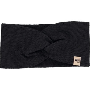 image:image100 Merino Wool Twist Headband  Midweight Womens Warm HeadbandBlack