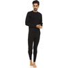 image:image100 Merino Wool  Mens Heavyweight Top and Bottom  Thermal Base Layer Set  Black  Medium Tall