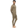 image:image100 Merino Wool  Mens Lightweight Top and Bottom  Thermal Base Layer Set  Tan 499  Small
