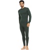 image:image100 Merino Wool  Mens Midweight Top and Bottom  Thermal Base Layer Set  Forest Green  Medium