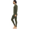 image:image100 Merino Wool  Mens Midweight Top and Bottom  Thermal Base Layer Set  Olive Drab  Small