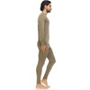 image:image100 Merino Wool  Mens Midweight Top and Bottom  Thermal Base Layer Set  Tan 499  Medium