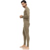 image:image100 Merino Wool  Mens Midweight Top and Bottom  Thermal Base Layer Set  Tan 499  XXLarge