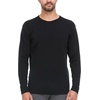 image:image100 Merino Wool  Mens Midweight Top and Bottom  Thermal Base Layer Set  Black  3XL